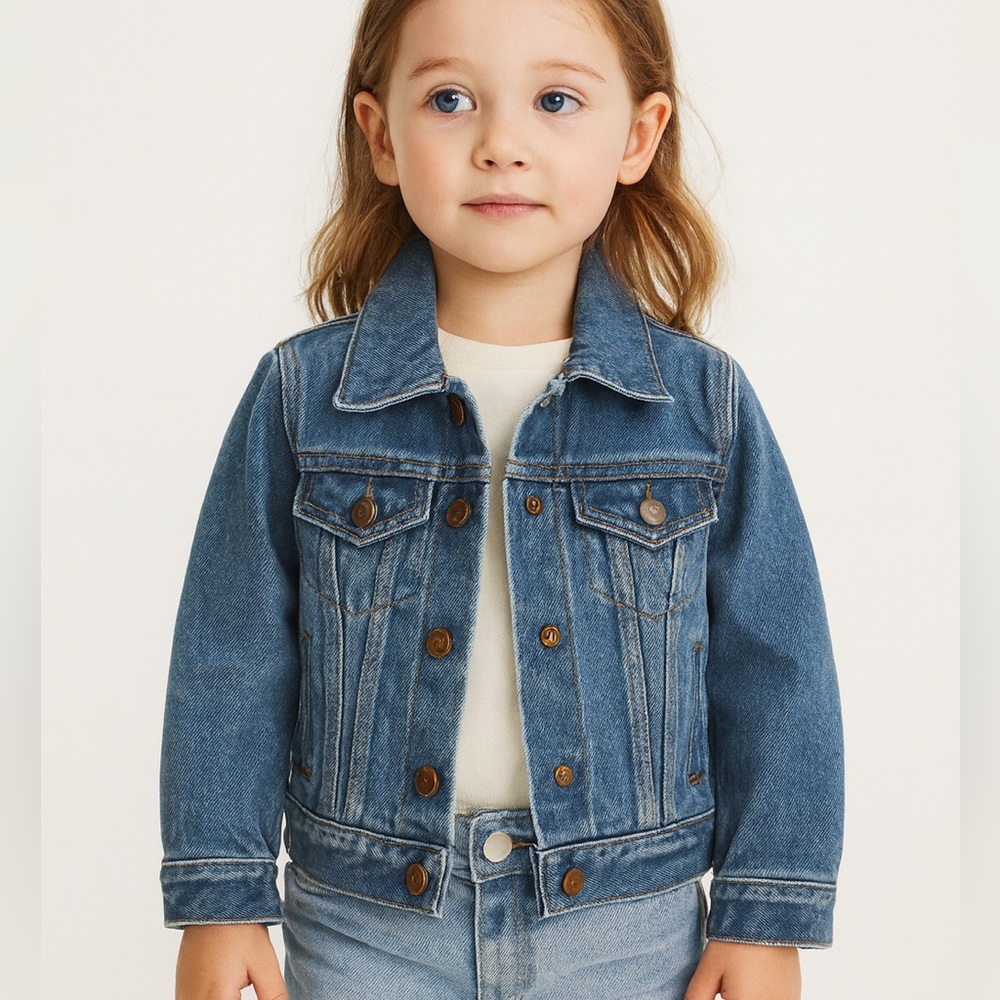 Ironwood Trading Company Girls Jean Jacket Size 5